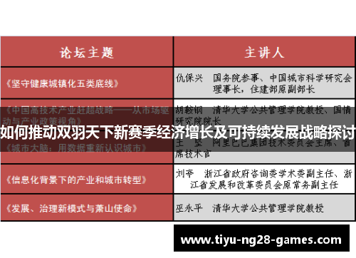如何推动双羽天下新赛季经济增长及可持续发展战略探讨