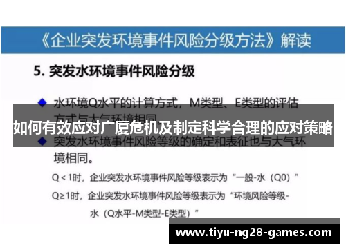 如何有效应对广厦危机及制定科学合理的应对策略